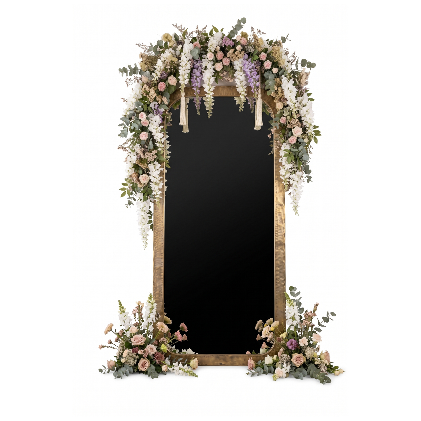 Aurelium Floral Majesty Mirror – Luxury Full-Length Decorative Mirror